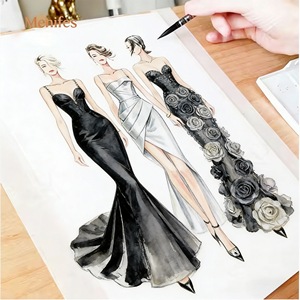 Abito <span class=keywords><strong>da</strong></span> donna in raso avorio personalizzato con scollo a V profondo e maniche a sbuffo, vestito midi premaman <span class=keywords><strong>per</strong></span> invitati a matrimoni e serate eleganti - Product Image 6