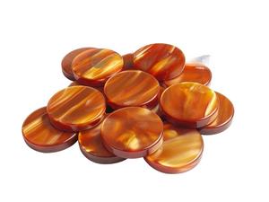Resin Like Silicone <b>Backgammon</b> Pieces - Space-Saving Travel Tokens with Compressible Pouch - Product Image 2