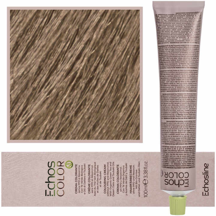 Echosline Echos Very Light Blond 100ml Colouring Cream Fashion-Style Permanent Hair Dye for Home Use