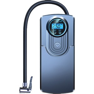 ปั๊มลมรถยนต์ขนาดพกพา 12V จอแสดงผลดิจิตอล LCD เครื่องเติมลมยางไร้สายกำลังสูงแบบกระบอกเดี่ยว - Product Image 1