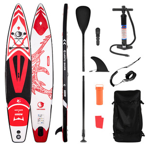 <span class=keywords><strong>Planche</strong></span> de SUP gonflable pliable pour deux personnes, modèle AP Jellyfish, pour la course sur eau calme, avec accessoires inclus - Product Image 1