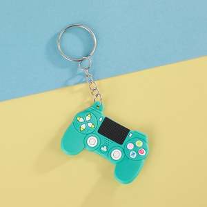 Wholesale Cute Bag Accessories PVC Mini Plastic Game <b>Key</b> <b>Chain</b> 3D Game Keychains for Women Men - Product Image 4