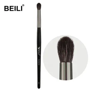 BEILI Eye Shadow Makeup Brush Single Make up Brushes Goat Hair Soft Bristles Pro Tapered Blending Eye Makeup Brush