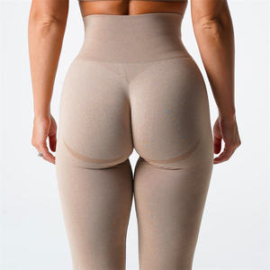 Leggings de sport sans couture pour femmes, pantalons de yoga, vêtements de sport, taille haute, lifting des hanches, anti-squat, push-up, entraînement, course à pied, collants - Product Image 2