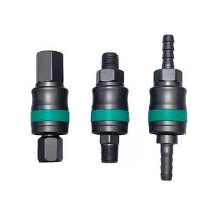 QC16 Offre Spéciale USA Type américain en laiton acier tuyau d'air connecteur à dégagement rapide coupleur pneumatique raccord rapide - Product Image 1