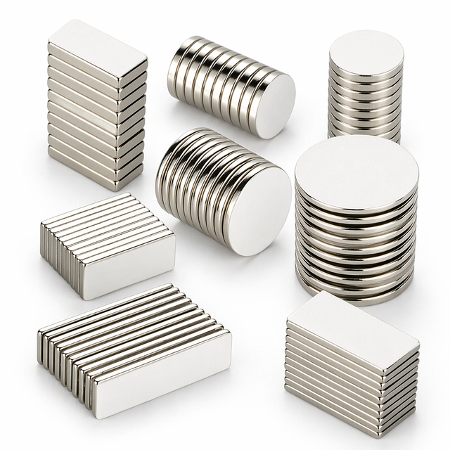 Custom Industrial Permanent Magnetic Materials Double-Sided Adhesive Block Rectangular N35 2X2X2 Glue Adhesive Magnet Neodymium