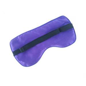 शहतूत रेशम Aromatherapy माइक्रोवेव भारित आँख का मुखौटा लैवेंडर और सूखी आंखों के लिए Flaxseed आंख तकिया योग - Product Image 3