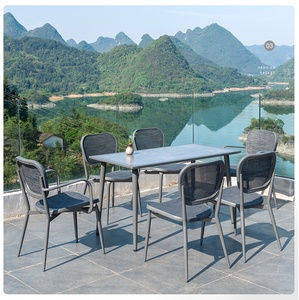 Newest Outside French Rattan Bistro <b>Chair</b> Outdoor <b>Dining</b> Furniture Custom Bistro Pe Rattan Textile Garden Cafe <b>Chair</b> - Product Image 2