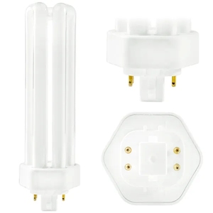 Lámpara <span class=keywords><strong>Fluorescente</strong></span> Trifosforada CFL PLC 2U, Lámpara <span class=keywords><strong>Fluorescente</strong></span> de 10W 13W <span class=keywords><strong>18W</strong></span> 26W, Base G24D G24Q, Alta Eficiencia Lumínica, CFL-PLC - Product Image 1