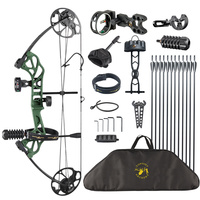 TOPOINT ARCHERY - Pack de tir à l'arc pour débutants - Arc à poulies de chasse - Débutant - 28 lb - DL19-30" - DW19-70lbs - Kits d'arc à poulies - OEM/ODM