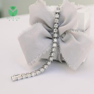 Gelang Berlian Asli Emas 18k Gelang Berlian Potongan Berlian Gelang Berlian Buatan Laboratorium - Product Image 4