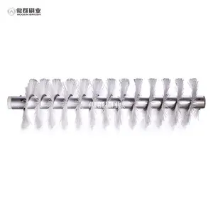 First Quality Industrial Roller Strip Brush Spiral Strip Belt Cleaning Brush