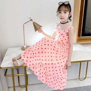 ผู้จัดจำหน่ายชุดเดรสเด็กผู้หญิงสำหรับงานปาร์ตี้ ลายจุด แต่งลูกไม้ สไตล์เจ้าหญิง สำหรับฤดูร้อน จากประเทศจีน - Product Image 2