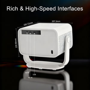 Proyector LED <span class=keywords><strong>Mini</strong></span> Portátil P20 GTV con <span class=keywords><strong>Google</strong></span> TV Android, Bajo <span class=keywords><strong>Precio</strong></span>, 500 ANSI, 1080P, 4K, LCD, Cine en Casa - Product Image 2