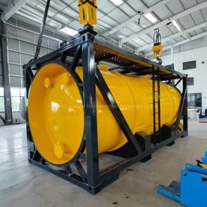 Conteneur-citerne ISO en acier au carbone de 20 pieds (20 m³) pour l'aspiration des eaux usées et le traitement de l'eau – Approvisionnement direct usine - Product Image 5