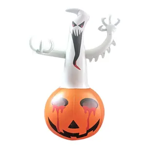 Inflatable Ghost Outdoor Courtyard Halloween Party Pumpkin LED Light Decoration Toy