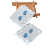 Comprimés de formule personnalisée OEM à base d'extrait de Maca et d'Epimedium pour la santé et l'énergie des hommes adultes, soutien immunitaire naturel, pilules bleues