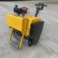 Compacteur vibrant portatif à tambour unique pour le compactage de l'asphalte, du béton et du sol