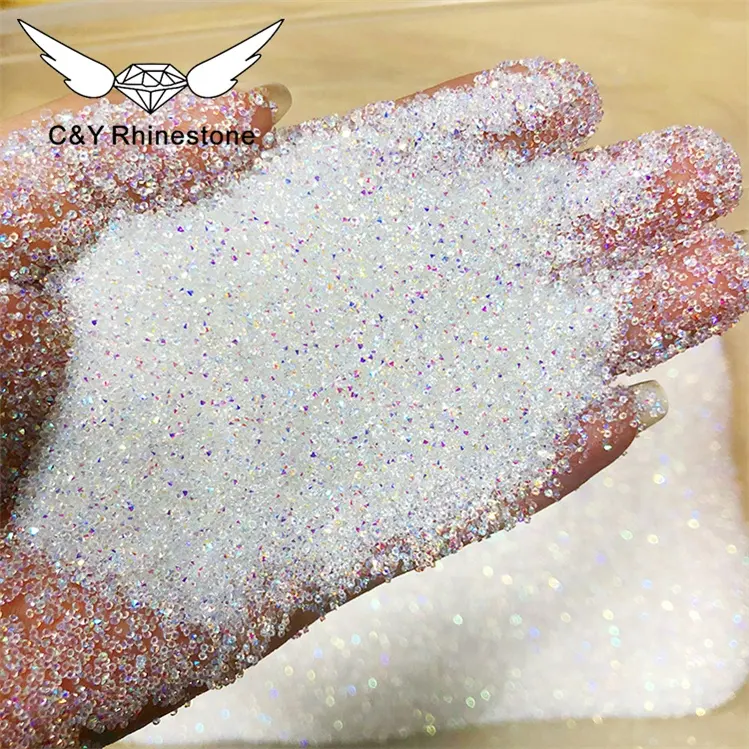 CY 46G çivi Pixie Eif kutusu kristal Rhinestones Pointback Strass cam elmas taş toplu tırnak sanat