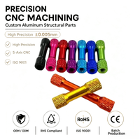 Entretoises moletées filetées en acier inoxydable/aluminium anodisé usinées CNC M2-M6 pour modèles télécommandés RC