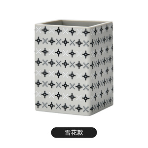 Silicone Square Pen Holder Desktop <b>Storage</b> Organizer For <b>Makeup</b> Pencils And Stationery Gift <b>Box</b> Customizable Logo - Product Image 4