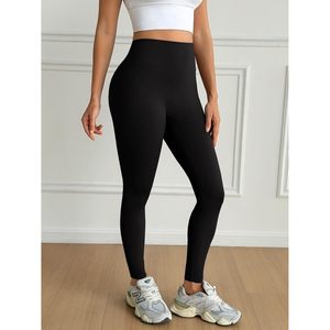 Fisoew Leggings de cintura alta para mujer, pantalones de yoga con control de abdomen, para entrenamiento, gimnasio, atletismo - Product Image 3
