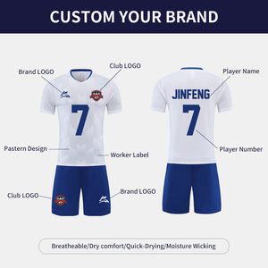 新款高品质定制足球服运动吸汗训练足球服 - Product Image 3