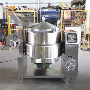 Hervidor Industrial Inclinable con Camisa de 50L y 100 Litros |   Máquina para cocinar frijoles |   Olla Comercial para Cocinar Sopas y Guisos - Product Image 2