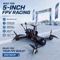 Hélices de drone FPV GEMFAN Hurricane 51477 5,1 pouces, 3 pales en PC, pas de 3,6, hélices de course, accessoires de drone 2CW 2CCW pour 2206-2407