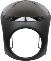 Écran de carénage de phare de moto de 7 pouces rétro clair pour café Racer Style écran universel adapté pare-brise de phare de 7 pouces