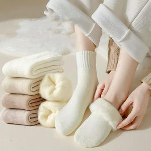 Chaussettes d'hiver épaisses et chaudes avec logo personnalisé, chaussettes de <span class=keywords><strong>ski</strong></span>, de randonnée, de trekking, chaussettes de sport thermiques pour homme et femme - Product Image 2