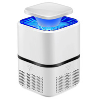 Anti-moustiques de dortoir à LED en PP, alimenté par USB, technologie à ondes lumineuses électriques, pour chambre à coucher domestique, non toxique, anti-chute