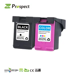 Prospect 652 xl 652xl removedor de cor premium, compatível deskjet ink vantagem 1115 2135 3635 para cartucho de tinta hp