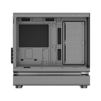 AntarcChill 2026 New Design Gaming MicroATX PC Case Desktop Fish Tank Computer Gabinet Tempered Glass ARGB LED Strips PC Case