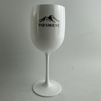 100 pièces logo personnalisé 500 pièces couleur personnalisée usine gros fabricant impérial plastique flûte à champagne verres à vin