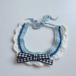 Kalung Rajut Kucing Era Fine Grosir <span class=keywords><strong>2026</strong></span>, Kalung Hewan Peliharaan Buatan Tangan dengan Dasi Kupu-kupu, Syal Wol Tenun Tangan, Kalung Hewan Peliharaan Lucu - Product Image 2