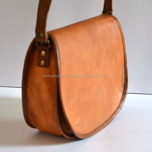 Sac messager minimaliste à deux étages en cuir véritable personnalisable activités de plein air durables bureau affaires chaîne à la mode - Product Image 1