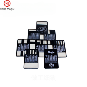 Age Perspective Card Tours <span class=keywords><strong>de</strong></span> <span class=keywords><strong>magie</strong></span> Prédire l'âge <span class=keywords><strong>de</strong></span> l'étranger Gimmick Marqué Close Up Props - Product Image 4