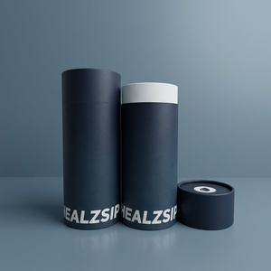 Pantaloni di biancheria intima opaca su misura in cartone Kraft calzini con tubo di carta bombola per vestiti scatola di imballaggio <span class=keywords><strong>t</strong></span>-shirt contenitore rotondo - Product Image 1