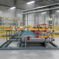Système de régulation de gaz GNC direct usine avec télécommande sans fil, station de mesure de pression et de régulation des données haute performance