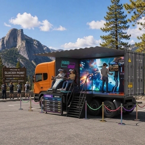 Outdoor Mobile Gaming <strong>Simulator</strong> <strong>Truck</strong> VR Game Combination Custom Amusement Park Trailer One Stop Turnkey Service - Product Image 6