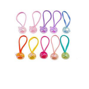 حبل شعر جديد للأطفال للفتيات الصغيرات بعلبة 10 من ربطات شعر للأطفال - Product Image 6