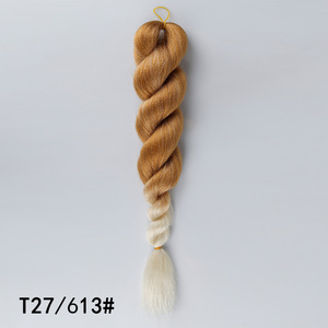 Trecce Sintetiche Ignifughe a Bassa Temperatura Fornite Direttamente dalla Fabbrica, Trecce Africane, Trecce Colorate, Doppia Trama a Macchina - Product Image 6
