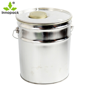 Usine chinoise 20L seaux de peinture matériau en fer blanc seau en métal de bonne qualité avec poignée - Product Image 4