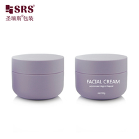 Conteneur cosmétique en PP à double couche, base ronde courte, SRS 100g, pour après-shampoing