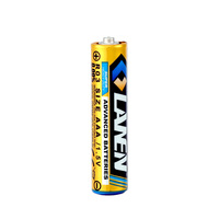 Baterías AAA de Zinc y carbono de alta capacidad de 1,5 V, paquete de 15 tarjetas blíster para juguetes eléctricos, controles remotos y suministro de supermercado