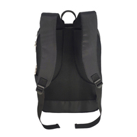 Sac à dos d'affaires personnalisé avec logo, multi-poches, fermeture éclair argentée, sac de voyage pour homme, dos rembourré en maille, sangle réglable, poche pour téléphone