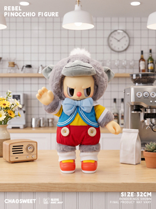 Figura Coleccionable de Arte Rebel Bear <span class=keywords><strong>Pinocchio</strong></span> de 32 cm |   Muñeca Misteriosa Original de Cuento de Hadas de 13.8 Pulgadas de Alto, Regalo - Product Image 5