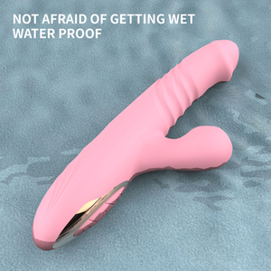 Вибратор-кролик 4-в-1 с функцией поступательных движений, всасывания, лизания, вибрации и стимуляции точки G и клитора, силиконовый фаллоимитатор, секс-игрушка для женщин - Product Image 6