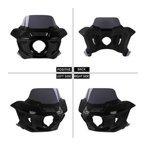 Carenatura Faro Anteriore Parabrezza Copertura Faro per <span class=keywords><strong>Harley</strong></span> Dyna 2006-2017 Low Rider FXDF FLD FXDB FXDL - Product Image 4